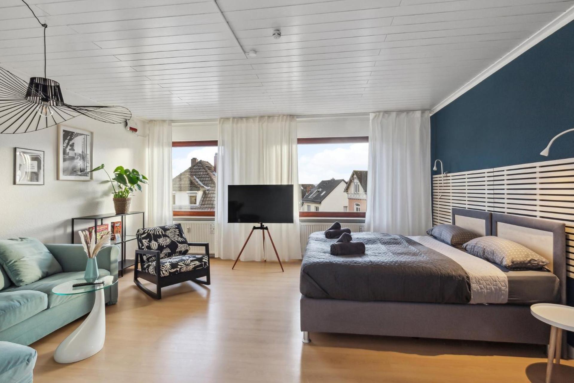Amalfi Apartment A03 - 3 Zi.+ Bequeme Boxspringbetten + Smart Tv Eltville am Rhein Exteriér fotografie